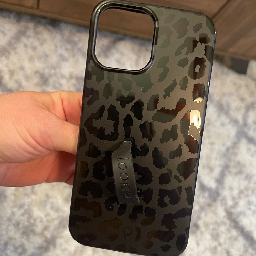 Loopy Phone Case-Midnight Leopard